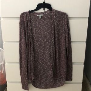 Women’s mid length knit cardigan